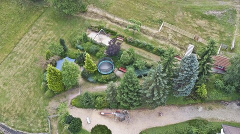 Luftaufnahme vom Bergspielplatz Luftaufnahme vom Bergspielplatz