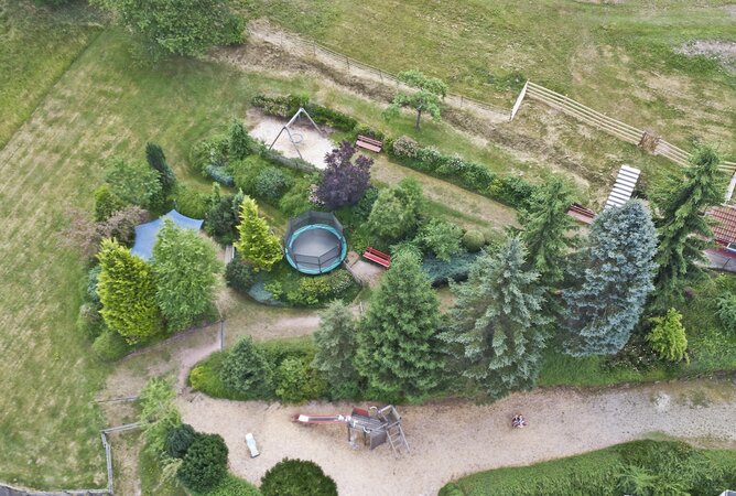 Luftaufnahme vom Bergspielplatz Luftaufnahme vom Bergspielplatz